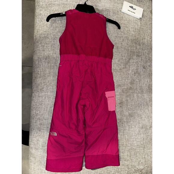 The North Face Girls Bibs PINK Snow Ski Toddler Hyvent Insulated EZ Grow 3T‎ - Picture 5 of 13